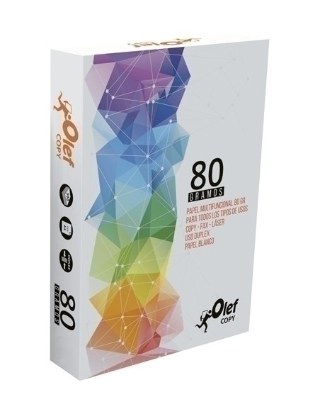 PAPEL A4 OLEF  80g 500h COPY - Pack de 5 unidades