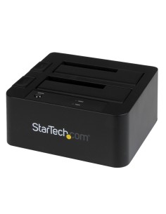 Docking Station eSATA USB 3.0 con UASP de 2 Bahías para Disco Duro o SSD SATA de 2,5 o 3,5 Pulgadas