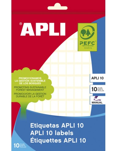 01632 etiqueta autoadhesiva Plaza Permanente Blanco 1200 pieza(s)
