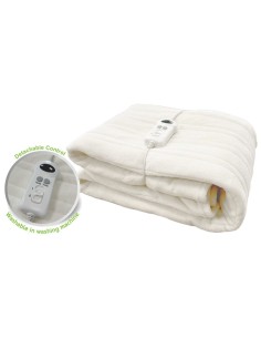 EB-180.002A manta eléctrica y almohadilla 120 W Blanco Vellón