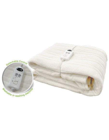 EB-180.002A manta eléctrica y almohadilla 120 W Blanco Vellón