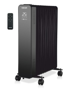 Digital XI Interior Negro 2500 W Radiador de aceite eléctrico