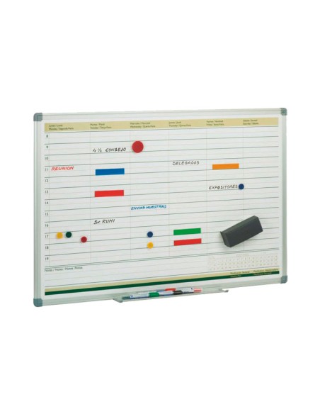 PIZARRA PLANIF. SEMANAL 60X90CM FAIBO PLS