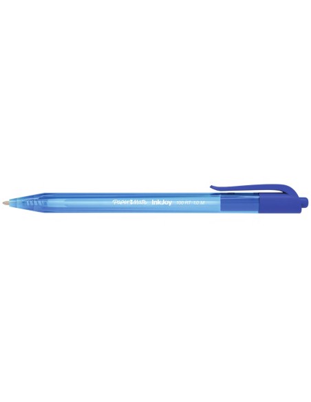 InkJoy 100 RT Azul Bolígrafo de punta retráctil con pulsador Medio 20 pieza(s)