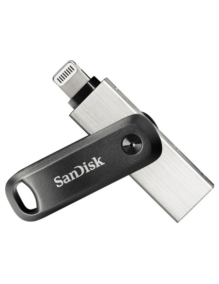 iXpand unidad flash USB 64 GB USB Type-A / Lightning 3.2 Gen 2 (3.1 Gen 2) Negro, Plata