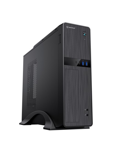 Caja Ordenador Micro ATX UK2011 Con Fuente de Alimentación SFX de 450W incluida, 2 Conectores USB 3.0 y 2 Conectores Type C (USB