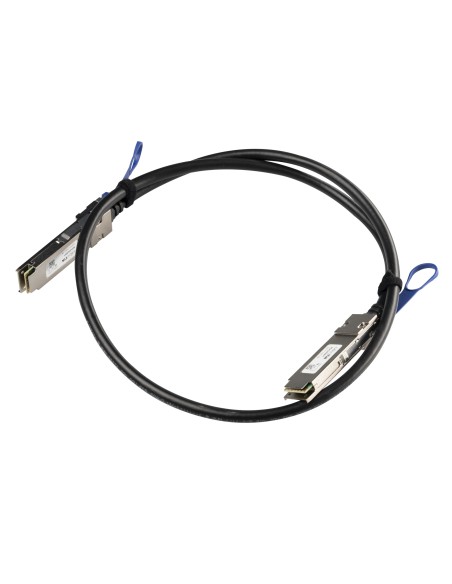 XQ+DA0001 Cable de fibra óptica e InfiniBand 1 m QSFP+ to QSFP+ / QSFP28 to QSFP28 Negro