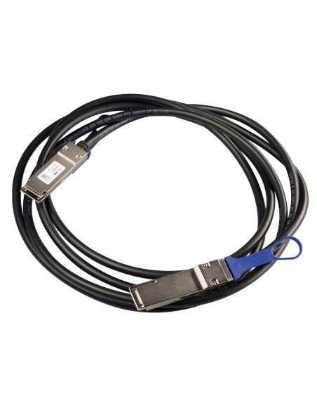 XQ+DA0003 Cable de fibra óptica e InfiniBand 3 m QSFP+ to QSFP+ / QSFP28 to QSFP28 Negro