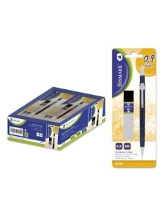 BISMARK PORTAMINAS CON MINAS 0,9MM BLISTER COLORES SURTIDOS