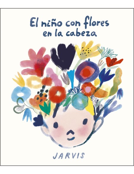 El nino con flores en la cabeza