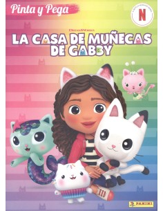 PINTA Y PEGA LA CASA DE MUNECAS DE GABBY N45 LA C