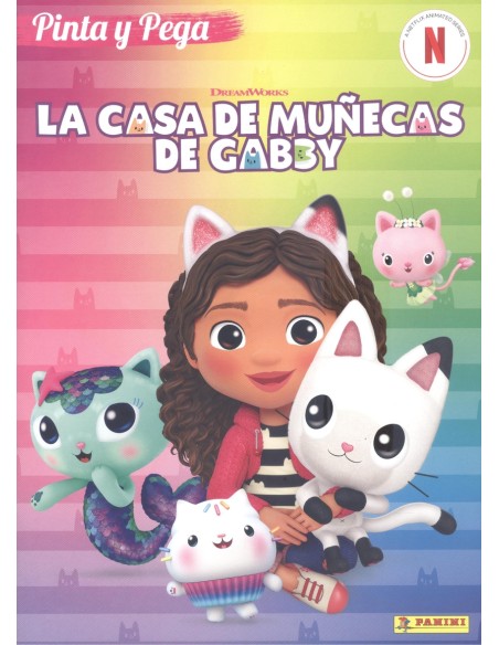 PINTA Y PEGA LA CASA DE MUNECAS DE GABBY N45 LA C