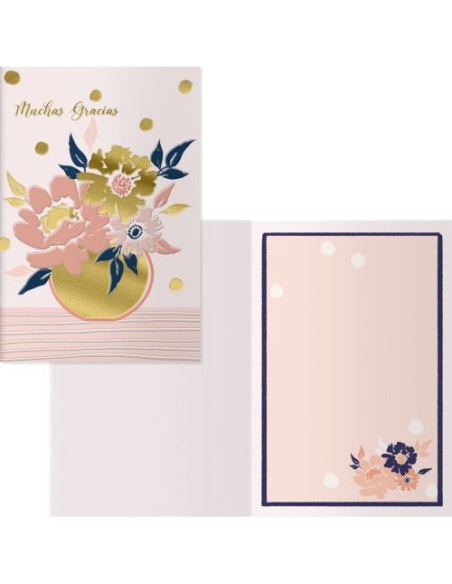 PACK 6 TARJETAS FELICITACION MODELO EVERY MUCHAS GRACIAS