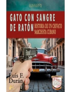 Gato con sangre de raton