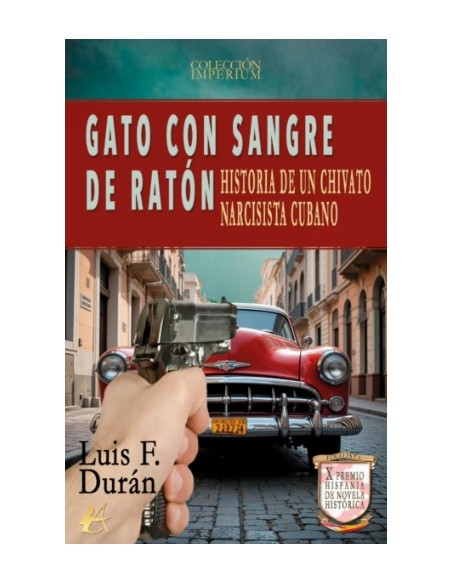 Gato con sangre de raton