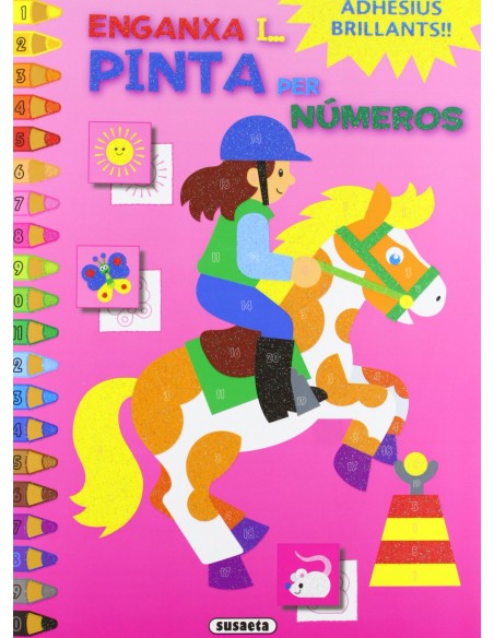 Enganxa i pinta per numeros