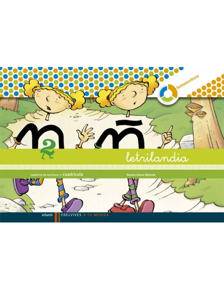 092CUADLETRILANDIA CUADRICULA ESPIRAL