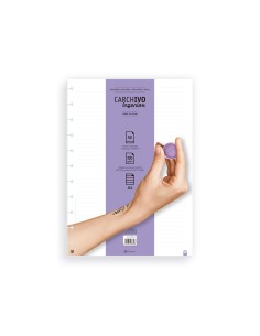 66104005 papel de cuaderno 210 x 297 mm (A4) 50 hojas - Pack 25 Unidades