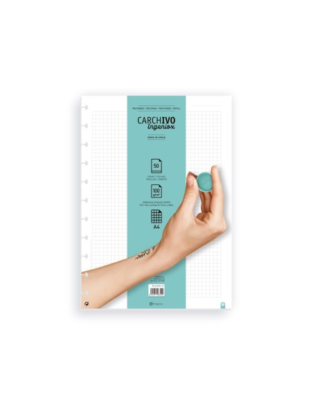 66104105 papel de cuaderno 210 x 297 mm (A4) 50 hojas