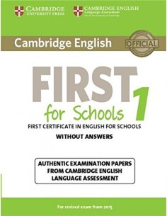 Cambridge english first schools 1 Student without key