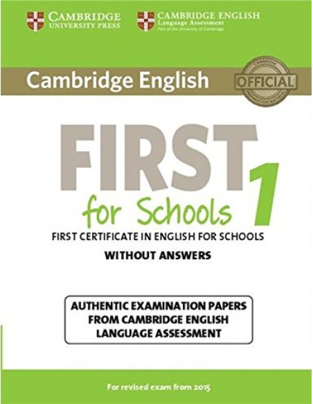 Cambridge english first schools 1 Student without key