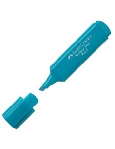 C 10 marcador fluorescente textliner 46 turquesa faber castell