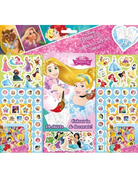 PRINCESAS DISNEY SUPER STICKER