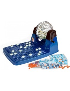 bingo Deluxe con 72 cartones color azul