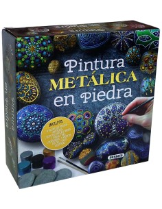 PINTURA METALICA EN PIEDRA