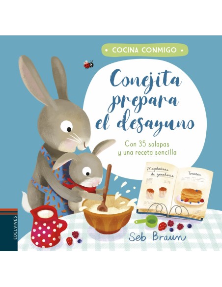 CONEJITA PREPARA EL DESAYUNO