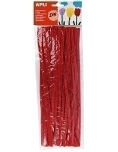 LIMPIA PIPAS APLI ROJO 30 cm. B/50 - Pack de 5 unidades
