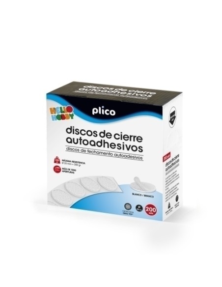 DISCOS CIERRE ADHE.PLICO 20 Ø 200 BLANCO