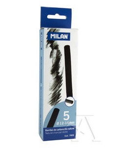 CAJITA 5 BARRITAS CARBONCILLO NATURAL O 12 14MM