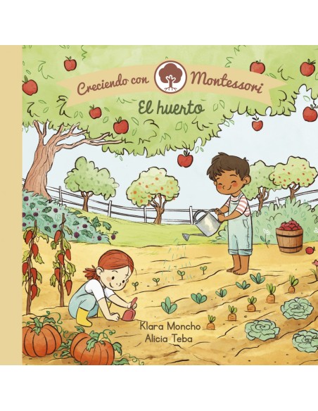 El huerto Creciendo con Montessori Pequenas manitas
