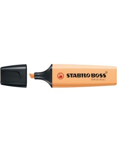 C 10 marcador fluorescente naranja palido stabilo boss 70 125