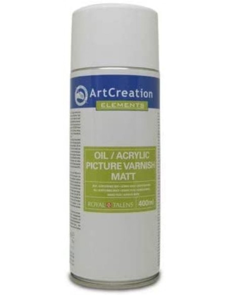 Barniz en spray mate 400ml para oleo y acrilico Artcreation