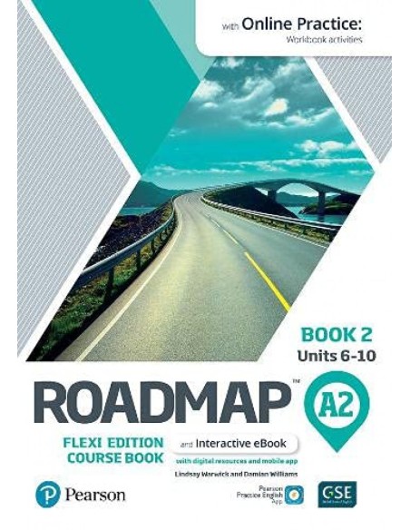ROADMAP A2 FLEXI EDITION COURSE BOOK 2 WITH EBOOK AND ONLINE PRACTICE AC