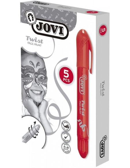 ESTUCHE 5 STICKS DE MAQUILLAJE JOVI ROJO