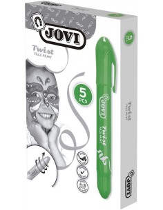 ESTUCHE 5 STICKS DE MAQUILLAJE JOVI VERDE