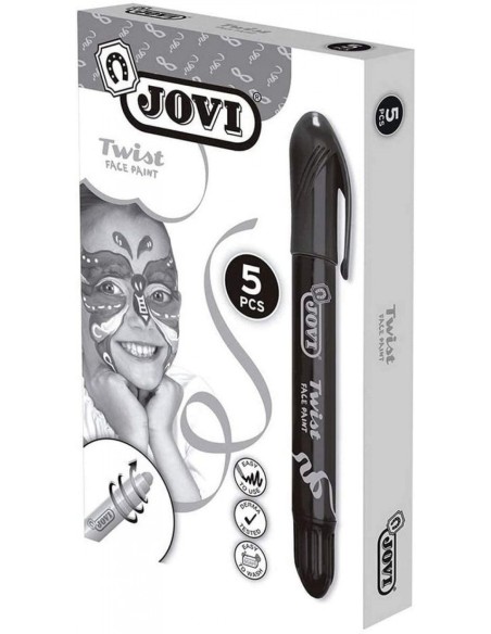 ESTUCHE 5 STICKS DE MAQUILLAJE JOVI NEGRO