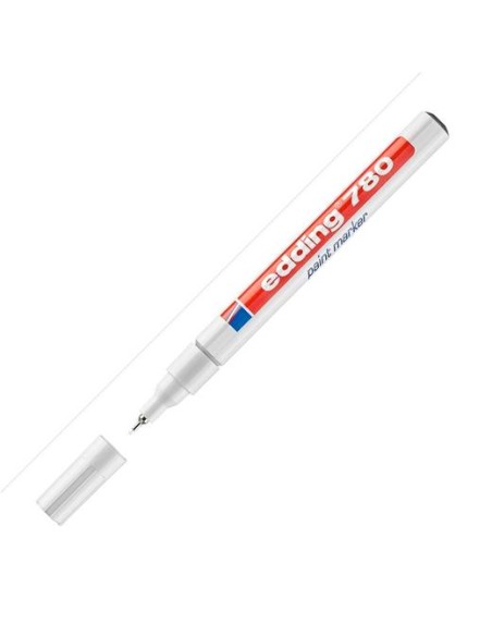 EDDING MARCADOR PERMANENTE 780 BLANCO -10UD-