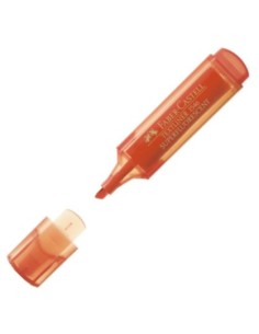 C 10 MARCADORES TEXTLINER 46 NARANJA FABER CASTELL