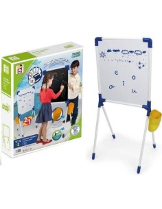 PIZARRA JUNIOR REVERSIBLE 37X32X85CM INCLUYE 12 PIEZAS