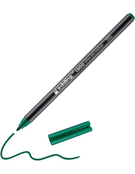 C 10 ROTULADOR EDDING 1300 VERDE 04 PUNTA DE FIBRA