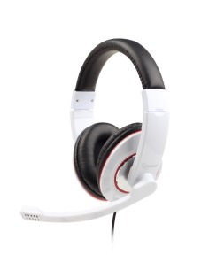 MHS-001-GW auricular y casco Auriculares Alámbrico Diadema Llamadas/Música Blanco