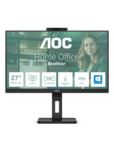Q27P3CW pantalla para PC 68,6 cm (27") 2560 x 1440 Pixeles Quad HD LED Negro
