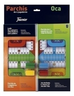 JUEGO PARCHIS OCA 33 CTM. CON ACCESORIOS