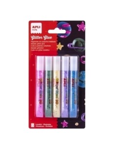 COLA GLITTER GLUE APLI METALIZADO