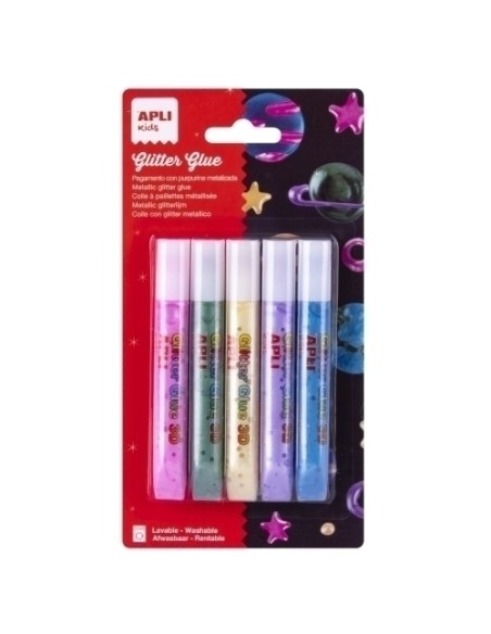 COLA GLITTER GLUE APLI METALIZADO