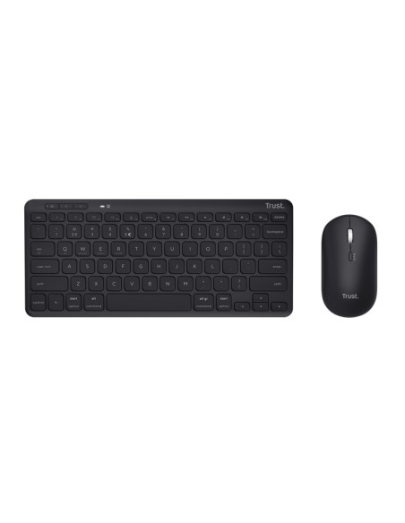 Lyra teclado Ratón incluido Bluetooth QWERTY Español Negro Lyra teclado Ratón incluido Bluetooth QWERTY Español Negro